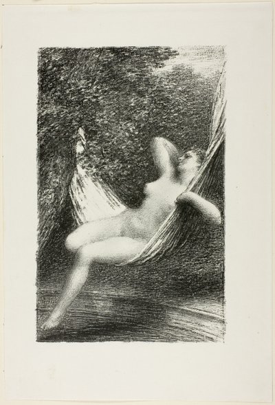 Sara badaren av Ignace Henri Jean Fantin Latour
