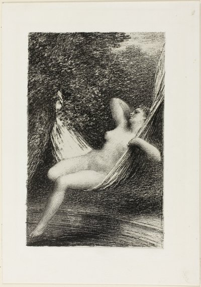 Sara badaren av Ignace Henri Jean Fantin-Latour