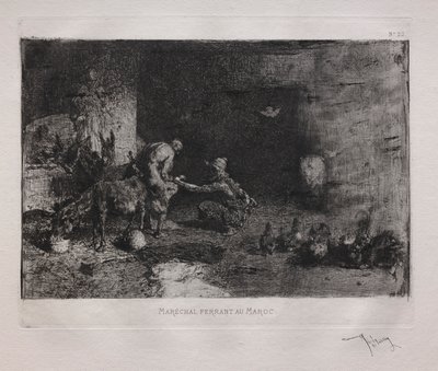 Skor en mula i Marocko av Ignace Henri Jean Fantin-Latour