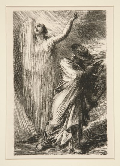 Siegfried: acte II, ?kallelse d av Ignace Henri Jean Fantin-Latour