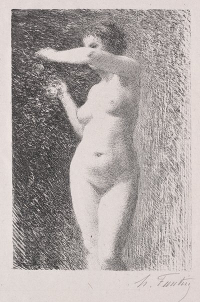 Studera för Eva av Ignace Henri Jean Fantin Latour