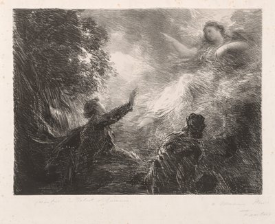 Alpernas älva av Ignace Henri Jean Fantin-Latour