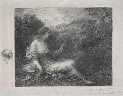 Jägaren av Ignace Henri Jean Fantin-Latour