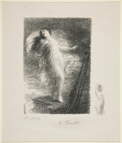 Den unge tarentinaren av Ignace Henri Jean Fantin Latour