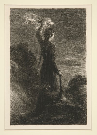 Tristan och Isolde: Akt II, Signal i natten av Ignace Henri Jean Fantin Latour