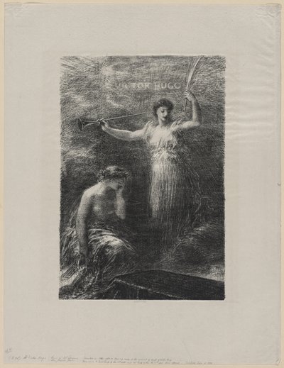 Till Victor Hugo av Ignace Henri Jean Fantin-Latour