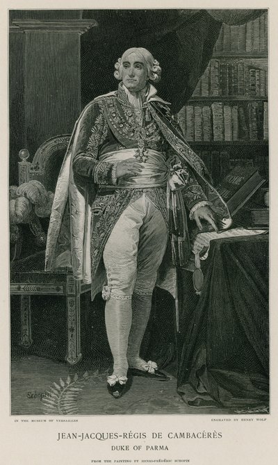 Jean-Jacques-Regis de Cambaceres av Henri-Frederic Schopin