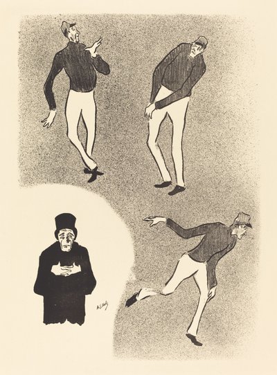 Clowner av Henri Gabriel Ibels
