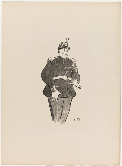 Polin, från Le Café-Concert av Henri-Gabriel Ibels