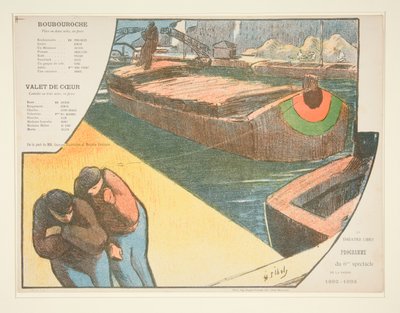 Program för Teater Libre av Henri-Gabriel Ibels