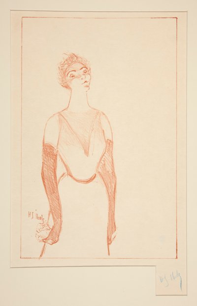 Yvette Guilbert av Henri-Gabriel Ibels