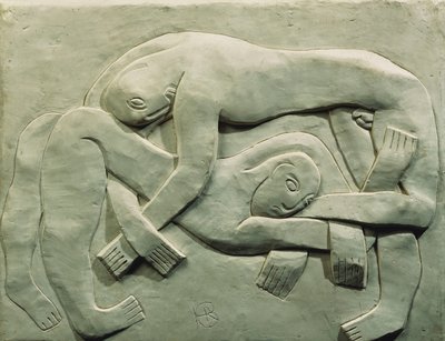 Brottarna av Henri Gaudier-Brzeska