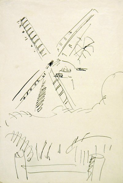 Väderkvarn av Henri Gaudier-Brzeska