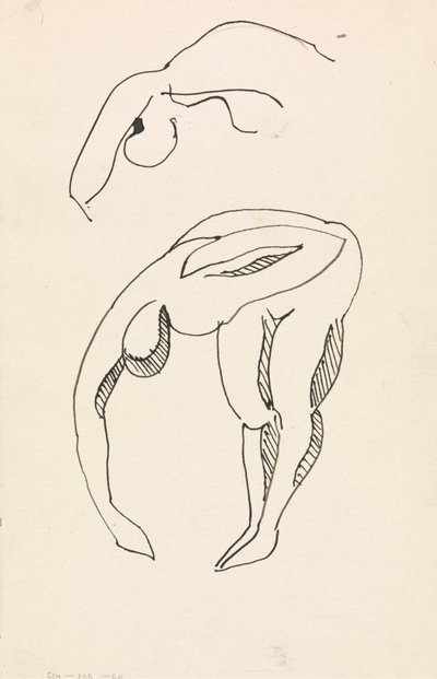 Böjande figur av Henri Gaudier Brzeska