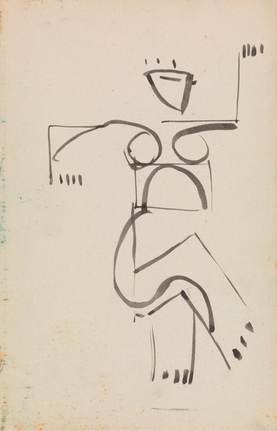 Dansande figur av Henri Gaudier-Brzeska