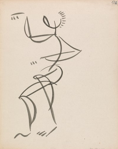 Dansande figur av Henri Gaudier-Brzeska