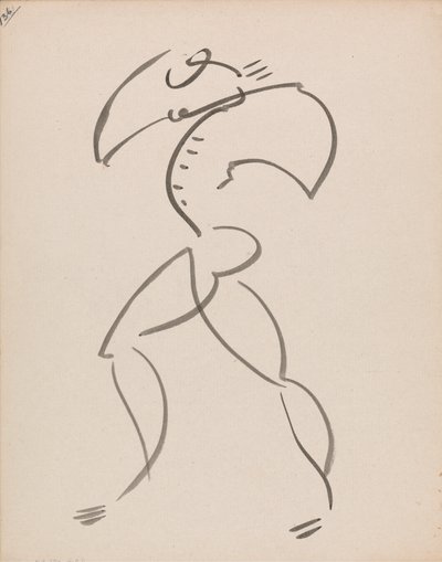 Dansande figur av Henri Gaudier-Brzeska