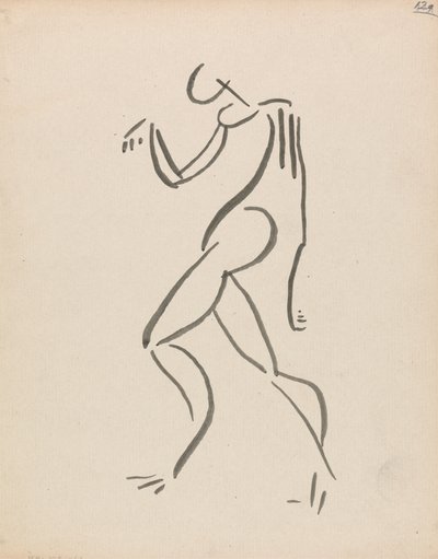 Dansande figur av Henri Gaudier-Brzeska