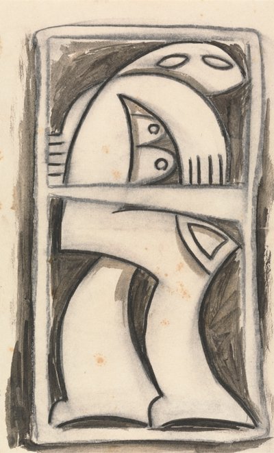 Stående kvinnlig figur av Henri Gaudier-Brzeska