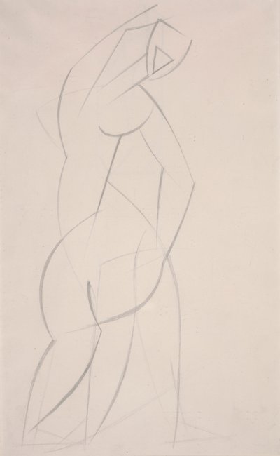 Untitled (Studie för Red Stone Dancer) av Henri Gaudier-Brzeska