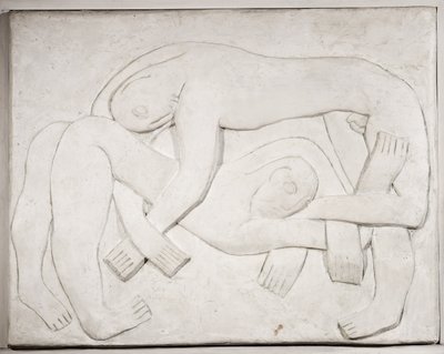 Brottare, 1914 ; 1965 av Henri Gaudier-Brzeska
