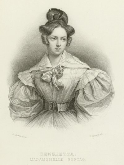 Henrietta, Madamoiselle Sontag av Henri Grevedon