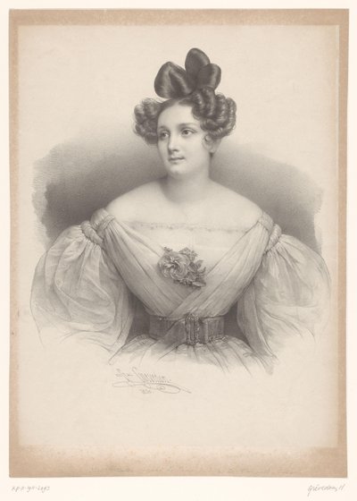Det finns ett porträtt av Madame Nolte av Henri Grevedon