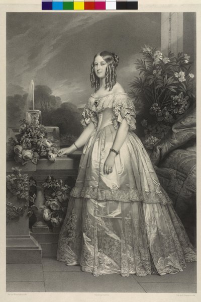 Prinsessan av Sachsen-Coburg-Gotha Victoria av Henri Grevedon