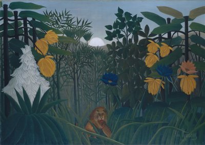 The Repast of the Lion, ca 1907 (olja på duk) av Henri J.F. Rousseau