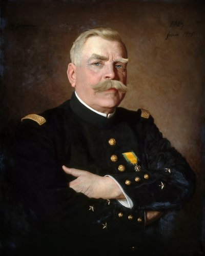 Porträtt av Joseph Joffre 1852-1931, marskalk av Frankrike av Henri Jacquier