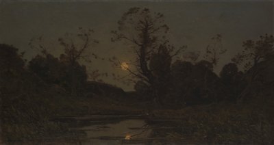 Månens uppgång, 1885. av Henri Joseph Harpignies