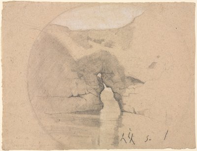Sorrento, drottning Joans bad av Henri Joseph Harpignies