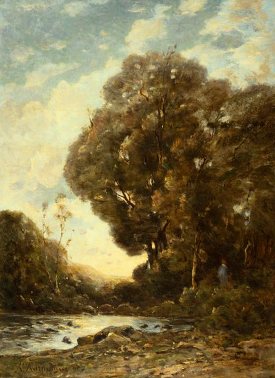 Floden av Henri Joseph Harpignies