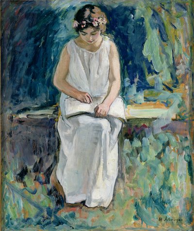 Flickläsning av Henri Lebasque