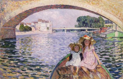 I båten, 1903 av Henri Lebasque