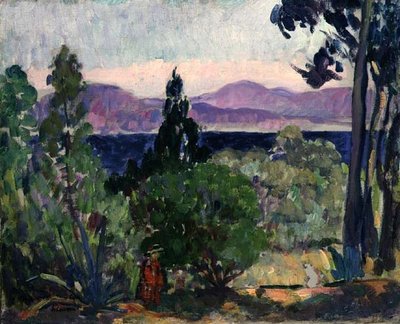 Landskap av Midi (olja på duk) av Henri Lebasque