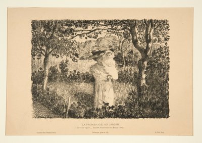 Promenaden i trädgården av Henri Lebasque