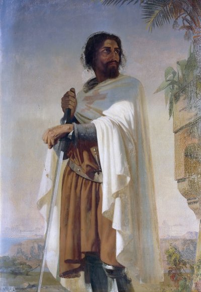 Hugues de Payens, Tempelriddarernas stormästare av Henri Lehmann