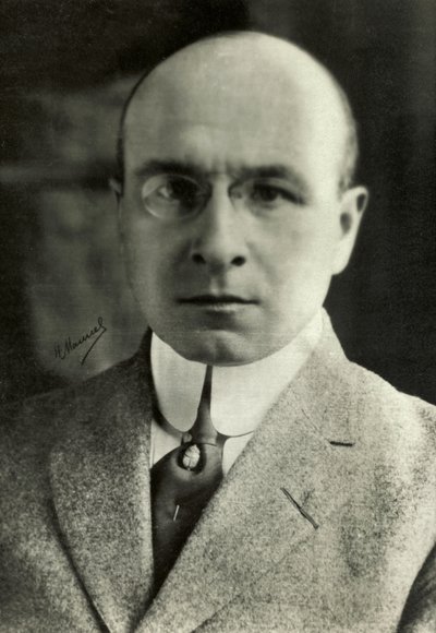 Porträtt av Alexis Carrel (fotografi) av Henri Manuel