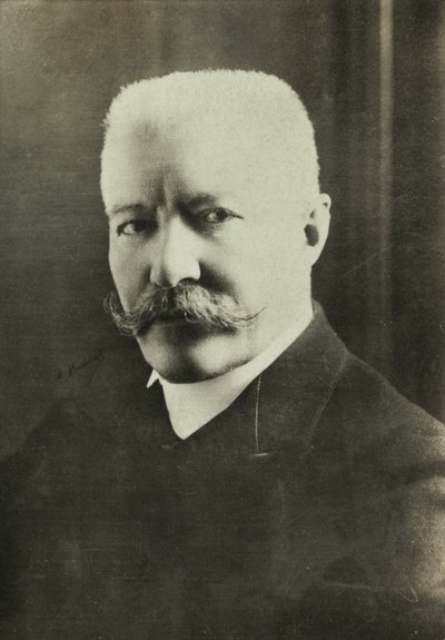 Porträtt av Charles Jonnart , ambassadör i Vatikanen 1921 (foto) av Henri Manuel