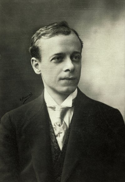 Porträtt av Clement Vautel (foto) av Henri Manuel
