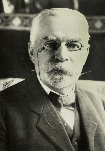 Porträtt av Edouard Quenu (fotografi) av Henri Manuel