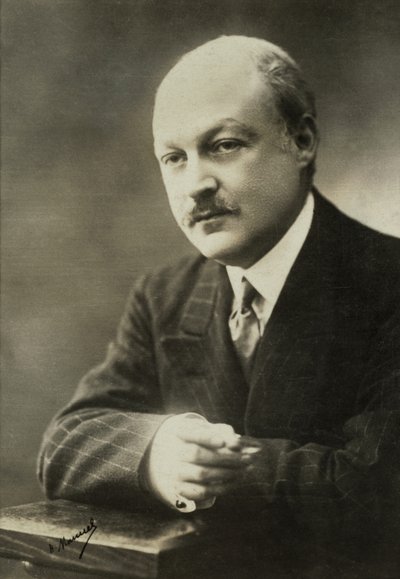Porträtt av Fernand Vanderem (foto) av Henri Manuel
