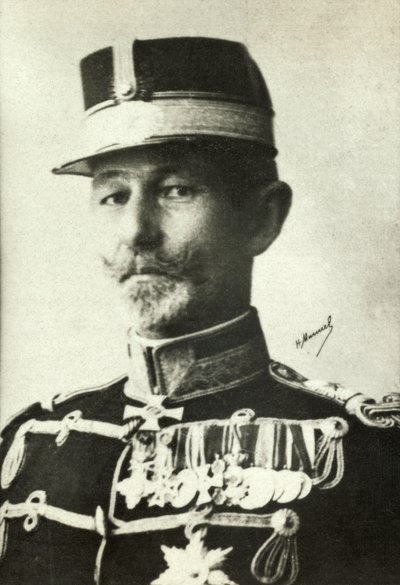 Porträtt av general Alexandre Averesco (fotografi) av Henri Manuel