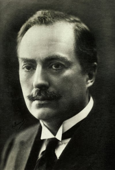 Porträtt av Ludovic Naudeau (fotografi) av Henri Manuel