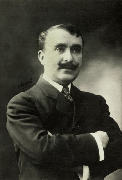Porträtt av Miguel Zamacois (foto) av Henri Manuel