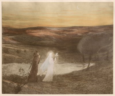 Dante möter Beatrice, 1898. av Henri Martin