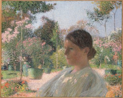 I trädgården, ca 1904. av Henri Martin