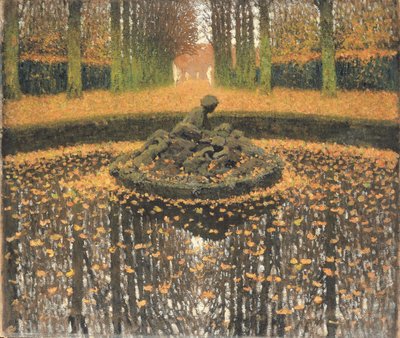 Drottningens fontän, Versailles, ca 1920 av Henri Martin