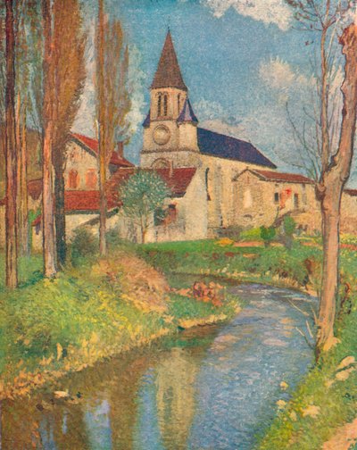Kyrkan La Bastide, c1915 av Henri Martin